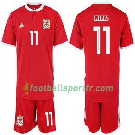 Tenue Pays de Galles Giggi 11 Enfant Domicile 2018-2019 Maillot de Foot